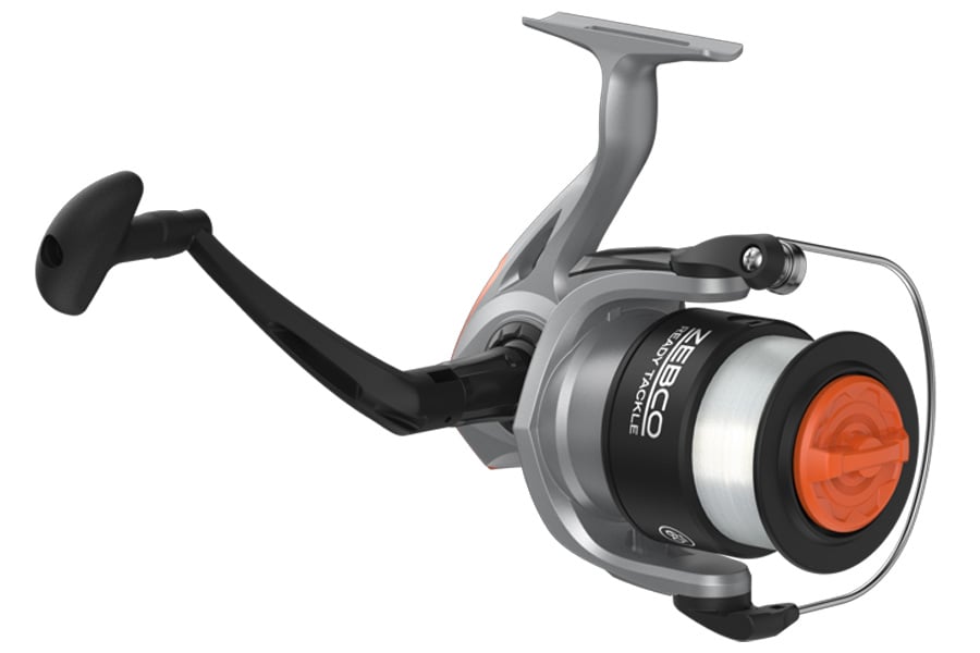 ZEBCO Ready Tackle Catfish 60SZ 8 Foot 2 Piece Medium Heavy Spinning Combo with Eagle Claw Tackle